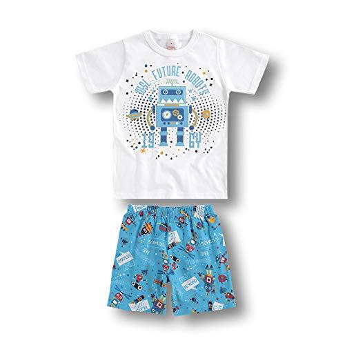 Pijama Sleepwear Marisol meninos, Branco, 4