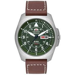Relógio Orient Masculino Ref: F49sc019 E2nx Automático Militar Prateado