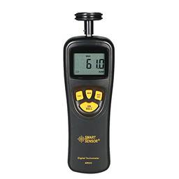KKmoon LCD de contato portátil Tacômetro digital Velocímetro Tacômetro amplo intervalo de medição 0,5~19999 RPM