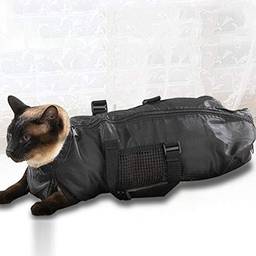Staright bolsa de transporte portátil para gatos de estimação e beleza bolsa de banho respirável para gatos bolsa de transporte