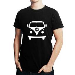 Camiseta Criativa Urbana Kombi Carro Clássico Preto P