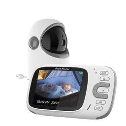 Babá Eletrônica Câmera Com Monitor Vídeo Colorido Baby | Mantenha os bebês seguros com bateria de 19 horas de duração, tela grande de 3,2", visão noturna
