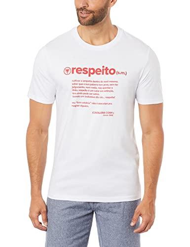 Camiseta Manga Curta Respect S.M, Masculino, Cavalera, Preto, G