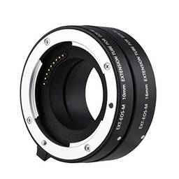 DG-EOS M extensão auática 10 milímetros Tube e 16 milímetros de foco auático para Canon EF-M Mount Série Mirrorless câmera e lente