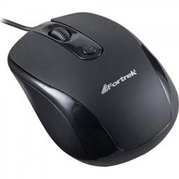 Fortrek OM-103BK Mouse USB 1600dpi, Preto
