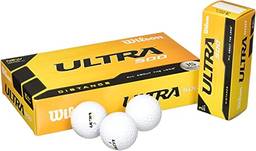 Bola de golfe Wilson Ultra 500 distâncias (pacote com 15), branca