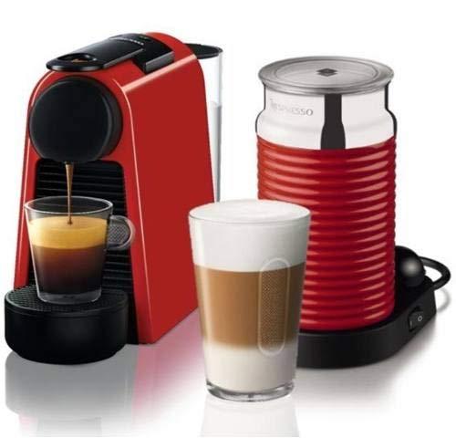 Combo Cafeteira Expresso Essenza Mini D30 Vermelho 110v + Aeroccino 3 110v Vermelho Espumador De Leite - Nespresso
