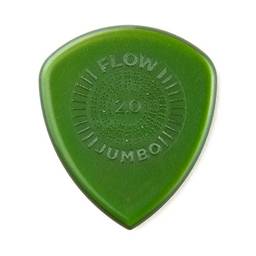 Jim Dunlop Palhetas de guitarra Flow Jumbo 2,0 mm (547P2.0)