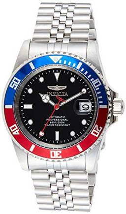 Invicta Relógio automático masculino Pro Diver com pulseira de aço inoxidável (modelo: prata), (Modelo: 29176), Mergulhador, relógio automático