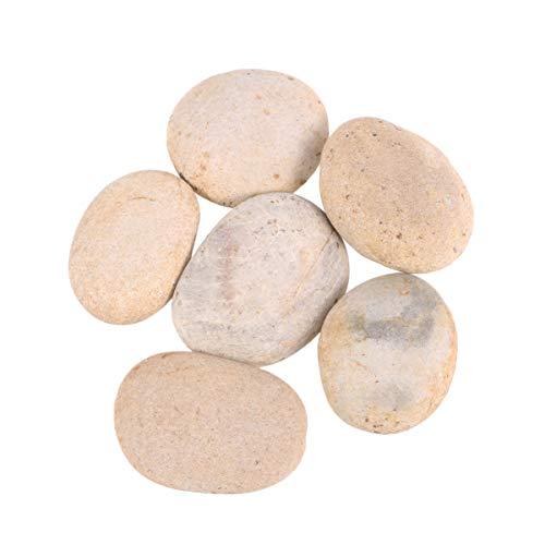 SUPVOX 50 peças de rochas de pintura para pintura bondade pedras de artesanato conjunto de pedras de rio artes de pintura de pedra de cobre-pedra (cor mista) 1-3 cm, Picture 1, 5-9cm, 1