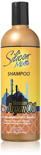 Silicon Mix Argan Oil cabelo Shampoo, 16 onças