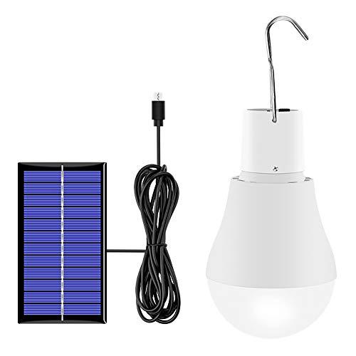 Tomshin Lâmpada solar 130LM portátil movido a energia solar lamp LED para caminhadas, pesca, iluminação de barracas de acampamento