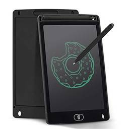 KKmoon Tablet LCD portátil de 8 polegadas Prancheta de desenho eletrônico Ultrafino Bloco de escrita à mão reutilizável com Caneta Stylus Botão Apagar Presente para Crianças Alunos Adultos em Casa Es