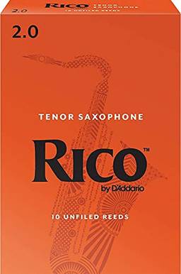 Palheta D'Addario Woodwinds Rico Reeds Sax Tenor 2 (Unidade)