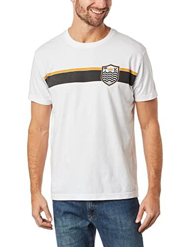 Camiseta,T-Shirt Vintage Brasão Futebol,Osklen,masculino,Branco,M