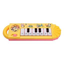 Henniu Brinquedo mini piano eletrônico de 8 teclas para educação musical infantil