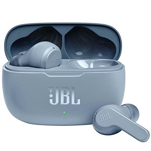 Fone de Ouvido Bluetooth JBL Wave 200TWS Intra-Auricular Azul - JBLW200TWSBLU