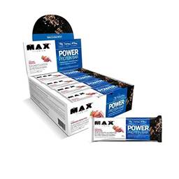 Power Protein Bar Caixa com 12 Unidades (492G) - Milk Caramel - Max Titanium