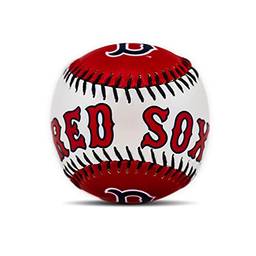 Franklin Sports MLB Boston Red Sox Team Baseball – Bolas de beisebol macias com logotipo da equipe MLB – Brinquedo de beisebol para crianças – Ótima decoração para mesas e escritório