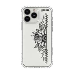 Capa Anti Impacto Slim iPhone 13 Pro Linhas e Flores