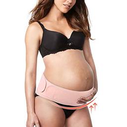 Cinto de apoio para gestantes, suporte universal para a barriga de gravidez, faixa abdominal ajustável, respirável de poliéster, até 116,8 cm de circunferência do quadril