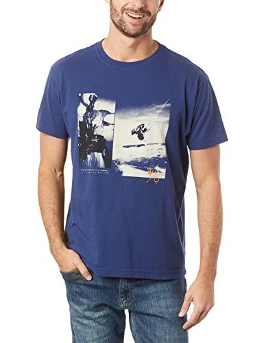 Camiseta,T-Shirt Vintage Kite,Osklen,masculino,Azul Escuro,GG