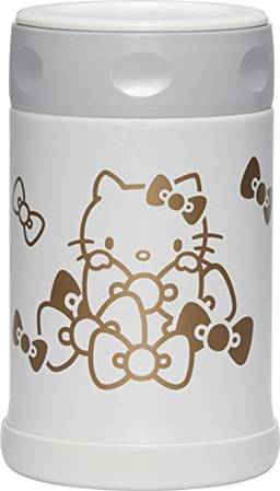 Zojirushi Frasco para alimentos de aço inoxidável SW-EAE50KTWA, 482 g, Hello Kitty Collection branco
