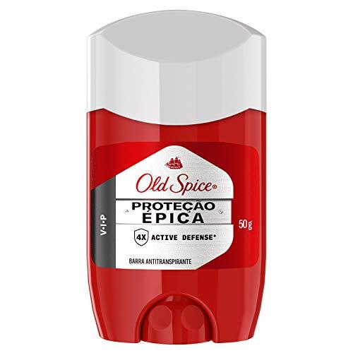 Desodorante em Barra Antitranspirante Old Spice Proteção Épica VIP 50 g, Old Spice