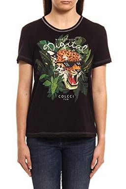 Colcci Fun Camiseta Estampada: Wonder Fully Digital, 8, Preto