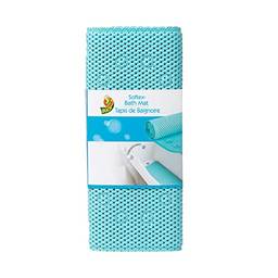 Duck Tapete de banho da marca Softex para banheiras, lavável na máquina, 43 x 91 cm, azul, antiderrapante (393478)
