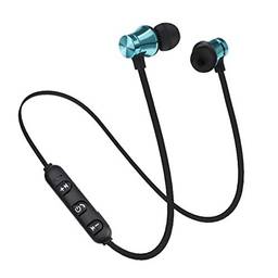 heave Fones De Ouvido Sem Fio Bluetooth, Fones De Ouvido Magnéticos Universais Bluetooth 5.0, Fones De Ouvido Intra-auriculares à Prova De Suor Com Microfone, Fones De Ouvido Esportivos à Prova D'água Para Azul