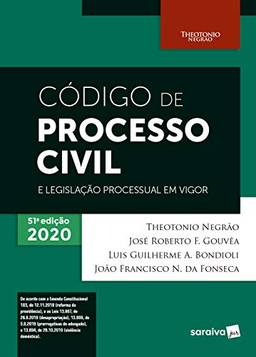 Código de Processo Civil e Legislação Processual em Vigor - 51ª Edição 2020