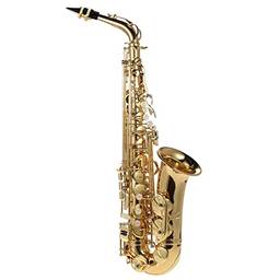 Saxofone Eb Alto Latão Lacado Dourado E Saxofone Plano 802 Chave Tipo Instrumento de Sopro com Escova de Limpeza Luvas de Pano Alça Estojo Acolchoado sax de amônia,bE Alto Saxfone,Saxofone de bronze,Sax dourado,Saxofone E Plano Gold