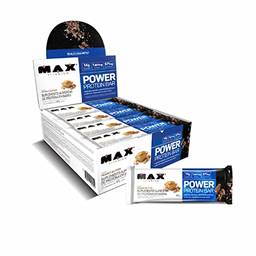 Max Titanium Power Protein Bar Caixa Com 12 Unidades (492G) - Peanut Butter -