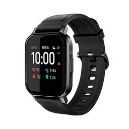 Smartwatch Haylou LS02, Bluetooth 5.0, IP68, Tela 1.4" LCD - 2020… (Preto)