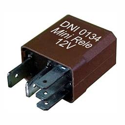 DNI, 0134, Mini Rele Auxiliar Reversor com Resistor Audi/Bmw/Ferrari/Vw/Toyota - 12V 5 Term