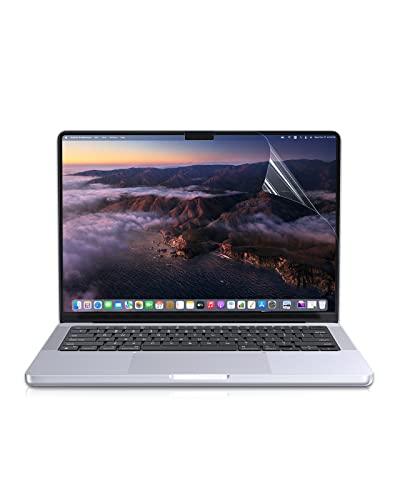 LENTION Protetor de tela transparente de alta definição compatível com MacBook Pro de 16 polegadas 2021 M1 Pro/M1 Max A2485, película fosca contra impressão digital