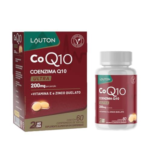 Coenzima Q10 - 200mg 60 Capsulas Coq10 Ubiquinona Lauton Nutrition