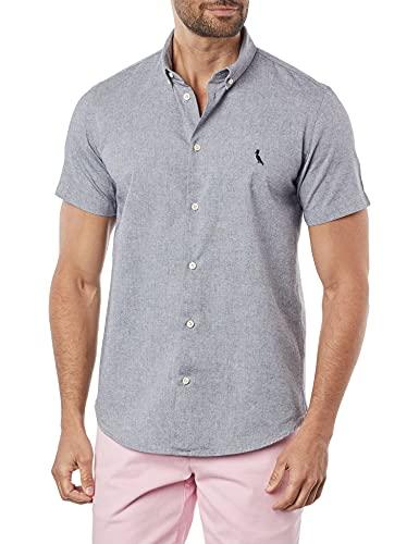 Camisa Mc Pf Oxford Color, Reserva, Masculino, Marinho, GG