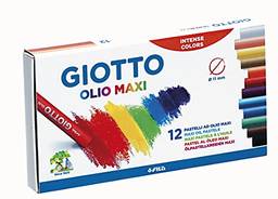 Giz Pastel Oleoso, Giotto, 293100, Multicor, 24 Cores