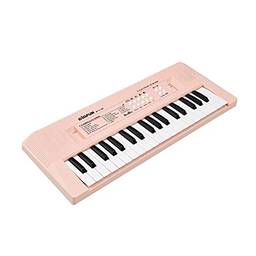 Henniu Piano eletrônico com teclado eletrônico de 37 teclas piano infantil rosa