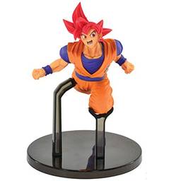 Figure Bandai Banpresto Dragon Ball Super Son Goku Fes - Super Saian God Ref. 34613 Multicor