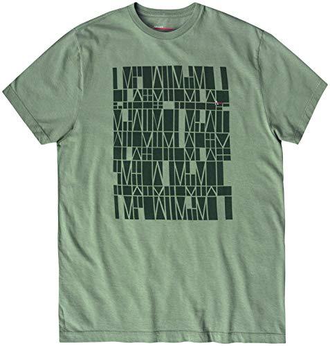 Camiseta Mosaico, Aramis, Masculino, Verde Medio, M