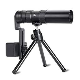Cuculo Telescópio monocular 10-300X40mm com tripé de orte para srtphone para observação de pássaros, caça, acampamento, caminha, viagens