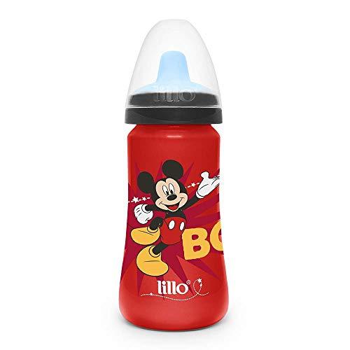 Copo Colors Disney com Bico em TPE Mickey - Lillo, Vermelho