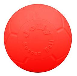 Jolly Pets Bola de futebol média flutuante para cães, 15 cm de diâmetro, laranja (SB06 OR)
