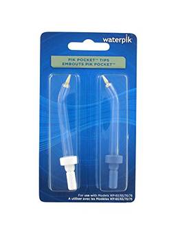 Waterpik Bico Limpeza De Gengiva Waterpik - Pik Pocket Tip Wp70 - Blister Com 2 Unidades 0073950313759 Transparente