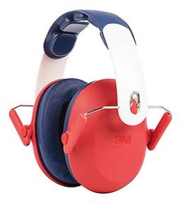 3M Proteção auditiva infantil, vermelha