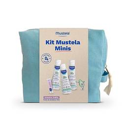 Mustela Kit Minis - Miniaturas Bebê Água De Limpeza + Hydra Bebê + Gel Lavante + Creme Vitaminado Preventivo De Assaduras - Nova Embalagem - Edição Limitada - Bebê E Criança