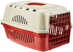 Caixa Transporte Falcon N.1 Vermelho Durapets para Cães
